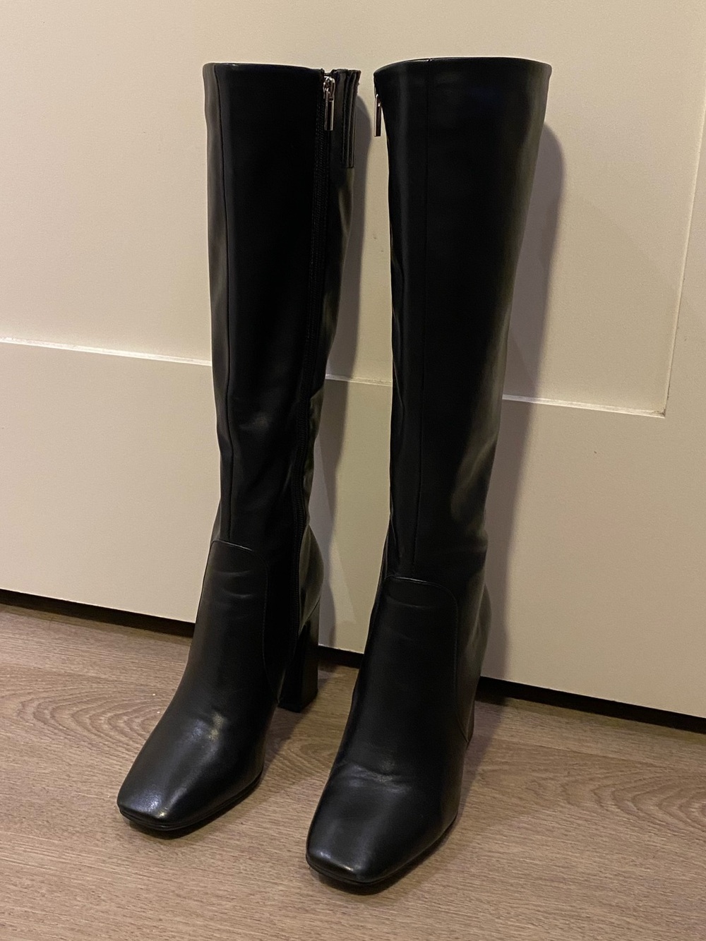 Black Knee-Length Boots